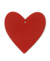 Červená vianočná ozdoba srdca 619-1212-31
