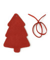 Červená vianočná ozdoba stromček 619-1215-31