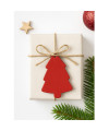 Červená vianočná ozdoba stromček 619-1215-31