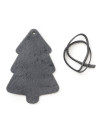 Tmavo strieborná vianočná ozdoba stromček 619-1215-29