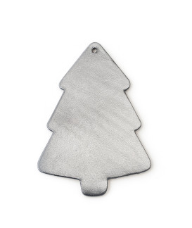 Tmavo strieborná vianočná ozdoba stromček 619-1215-29