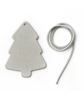 Svetlosivý vianočná ozdoba stromček 619-1215-20