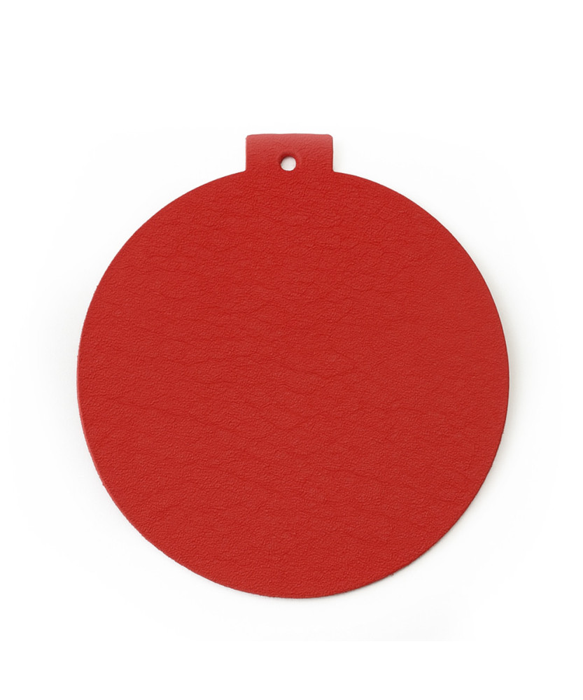 Červená vianočná ozdoba banka 619-1211-31