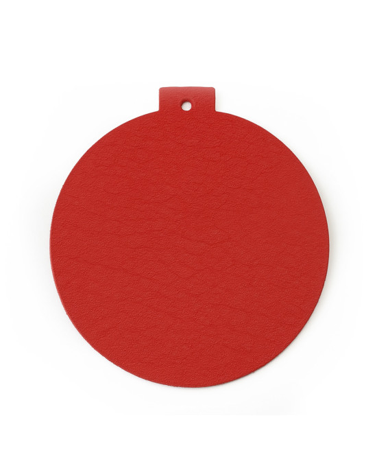 Červená vianočná ozdoba banka 619-1211-31