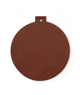 Hnedá vianočná ozdoba banka 619-1211-41