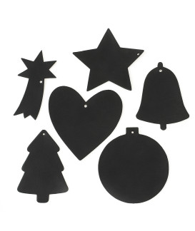 Čierna vianočná ozdoba banka 619-1211-60