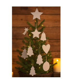 Svetlosivá vianočná ozdoba kométa 619-1214-20