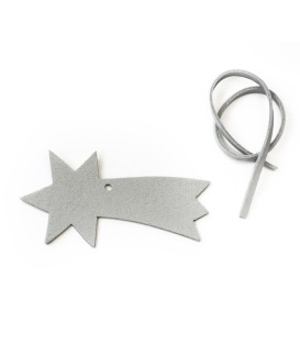 Svetlosivá vianočná ozdoba kométa 619-1214-20