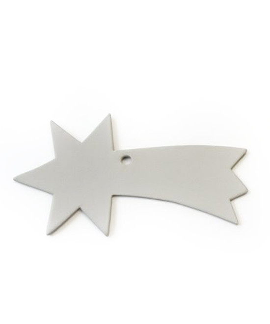 Svetlosivá vianočná ozdoba kométa 619-1214-20