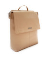 Béžový mestský kožený batoh 311-1660-82