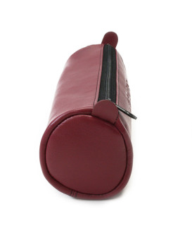 Bordovo červený kožený jednokomorový peračník 611-5020-60/40