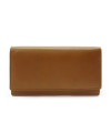 Hnedá dámska klopová kožená peňaženka 511-2018-40