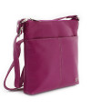 Fuxiová kožená zipsová kabelka 212-3013-36