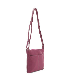 Fuxiová kožená zipsová kabelka 212-3013-36