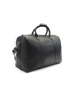 Čierna kožená cestovná taška 217-3232-60