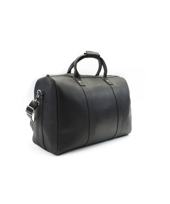 Čierna kožená cestovná taška 217-3232-60