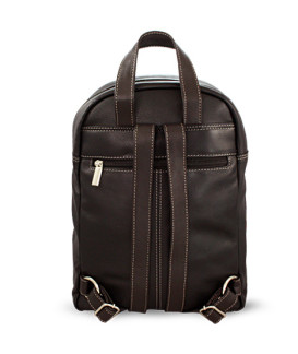 Čierny kožený batoh 311-1717-60/40