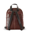 Hnedy kožený batoh 311-1717-40/60