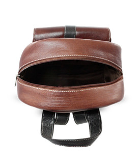 Hnedy kožený batoh 311-1717-40/60