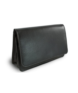 Čierna kožená etue 611-0016-60