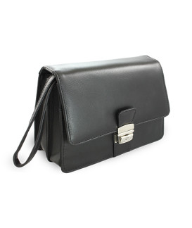 Čierna pánska kožená dokladová etue 611-2411-60