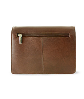 Hnedá pánska kožená dokladová etue 611-2411-40