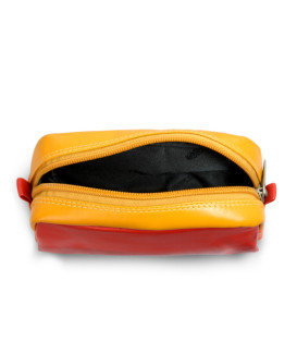 Multifarebná dámska kožená etue 611-0395-M31