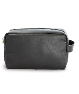 Čierna kožená kozmetická etue 611-2059-60