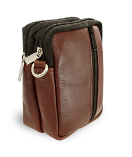 Hnedá kožená dokladová etue 611-6207-40/60