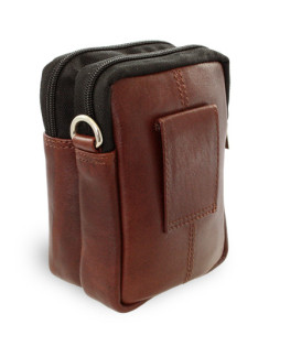 Hnedá kožená dokladová etue 611-6207-40/60